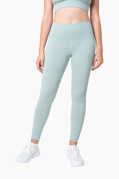Women's High-Waisted Performance Leggings - Mint Green